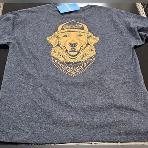 New Columbia Blue and Yellow Dog Apparel Kids